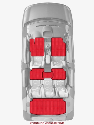 ЭВА коврики «Queen Lux» комплект для Volkswagen Bora Variant